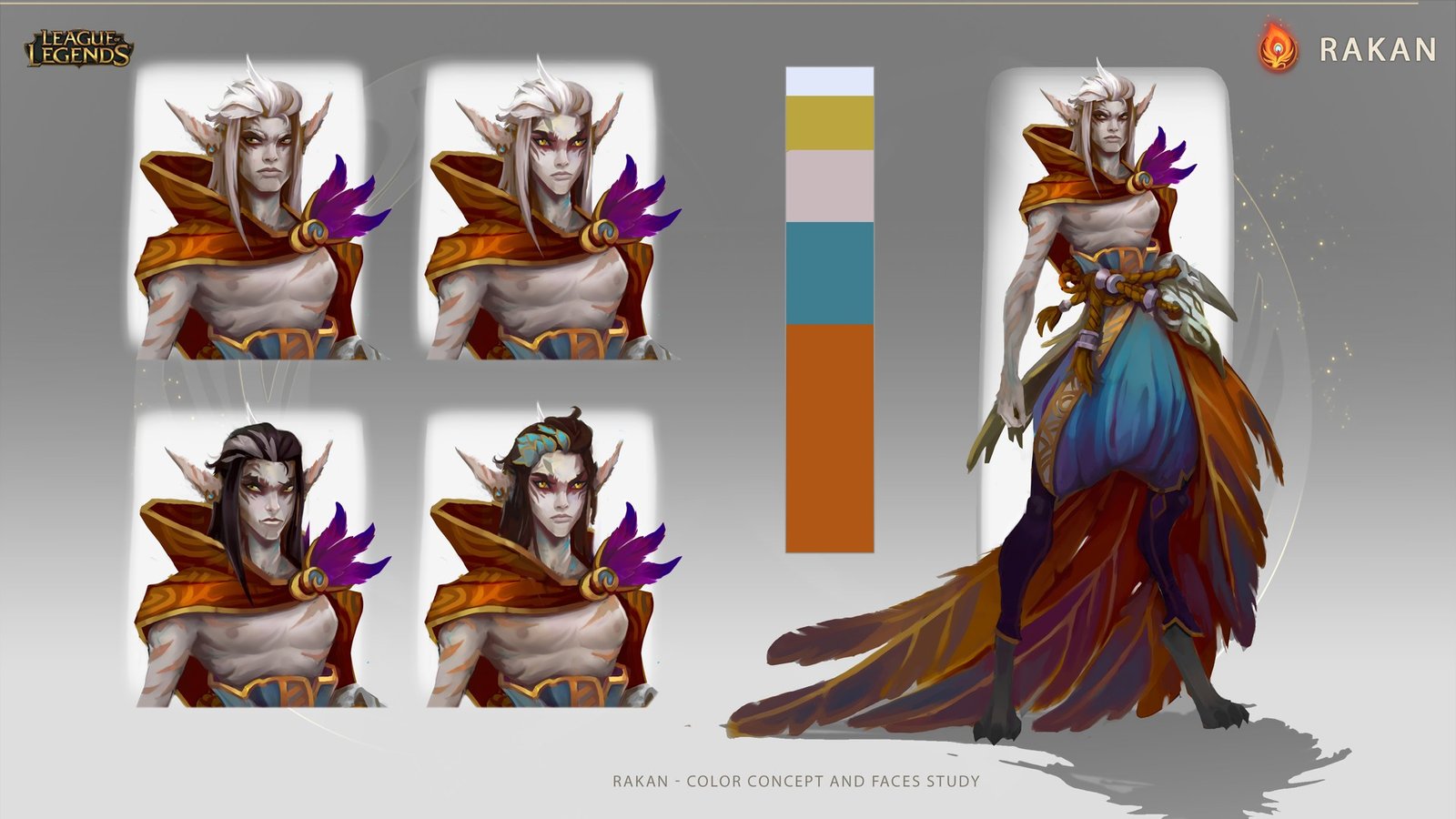 Rakan Concept by Daniel Orive HD Wallpaper Official Artwork League of Legends lol