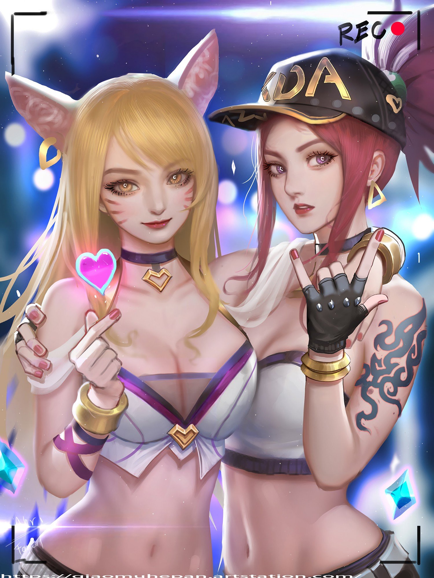 K Da Ahri And Akali Wallpapers And Fan Arts League Of Legends Lol Stats