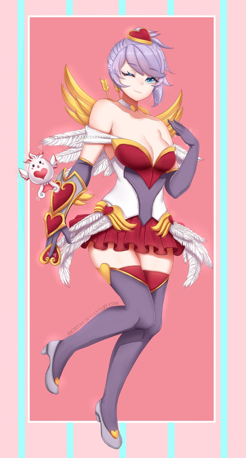 Heartseeker Quinn by Hichiyan League of Legends Artwork Wallpaper lol
