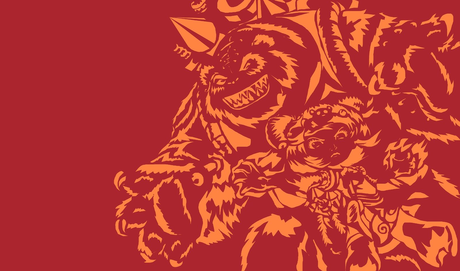 Annie Minimalistic by Light-linx (2) League of Legends Artwork Wallpaper lol Fan Art