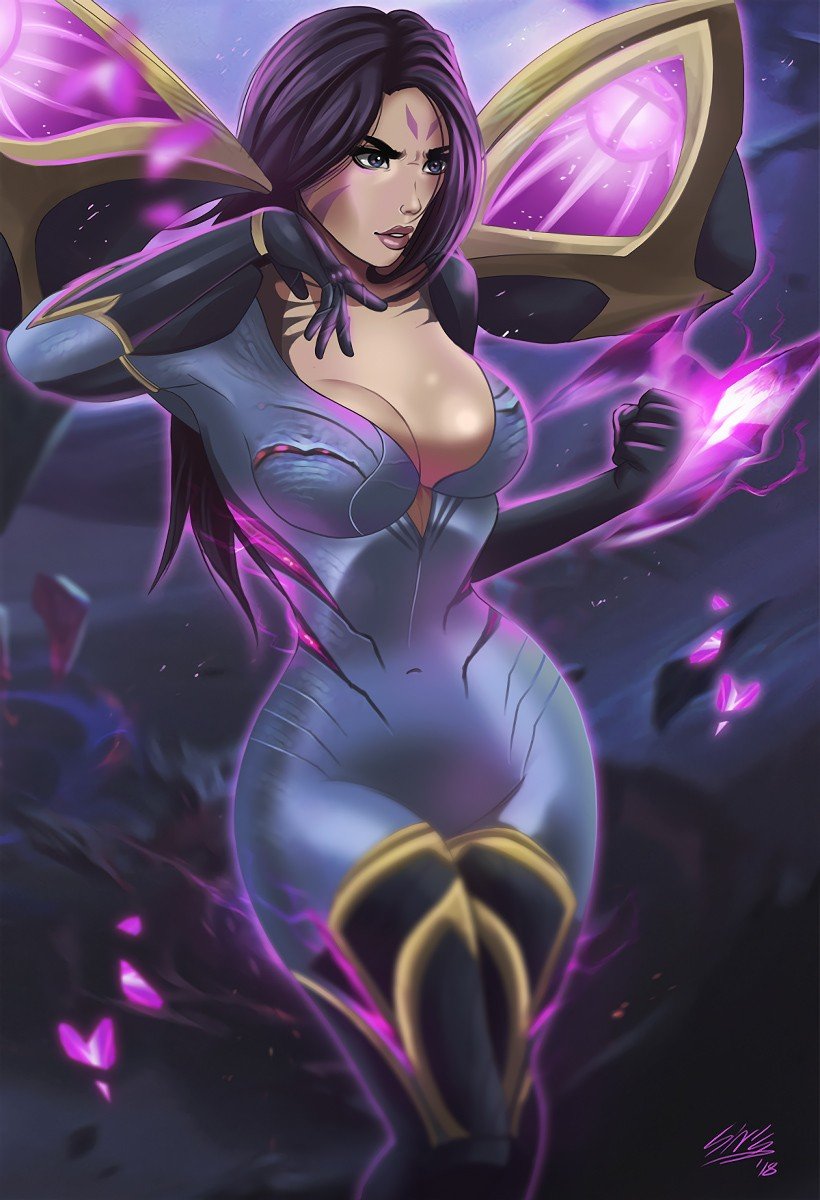 Kai'Sa by StretchNSin HD Wallpaper Background Fan Art Artwork League of Legends lol