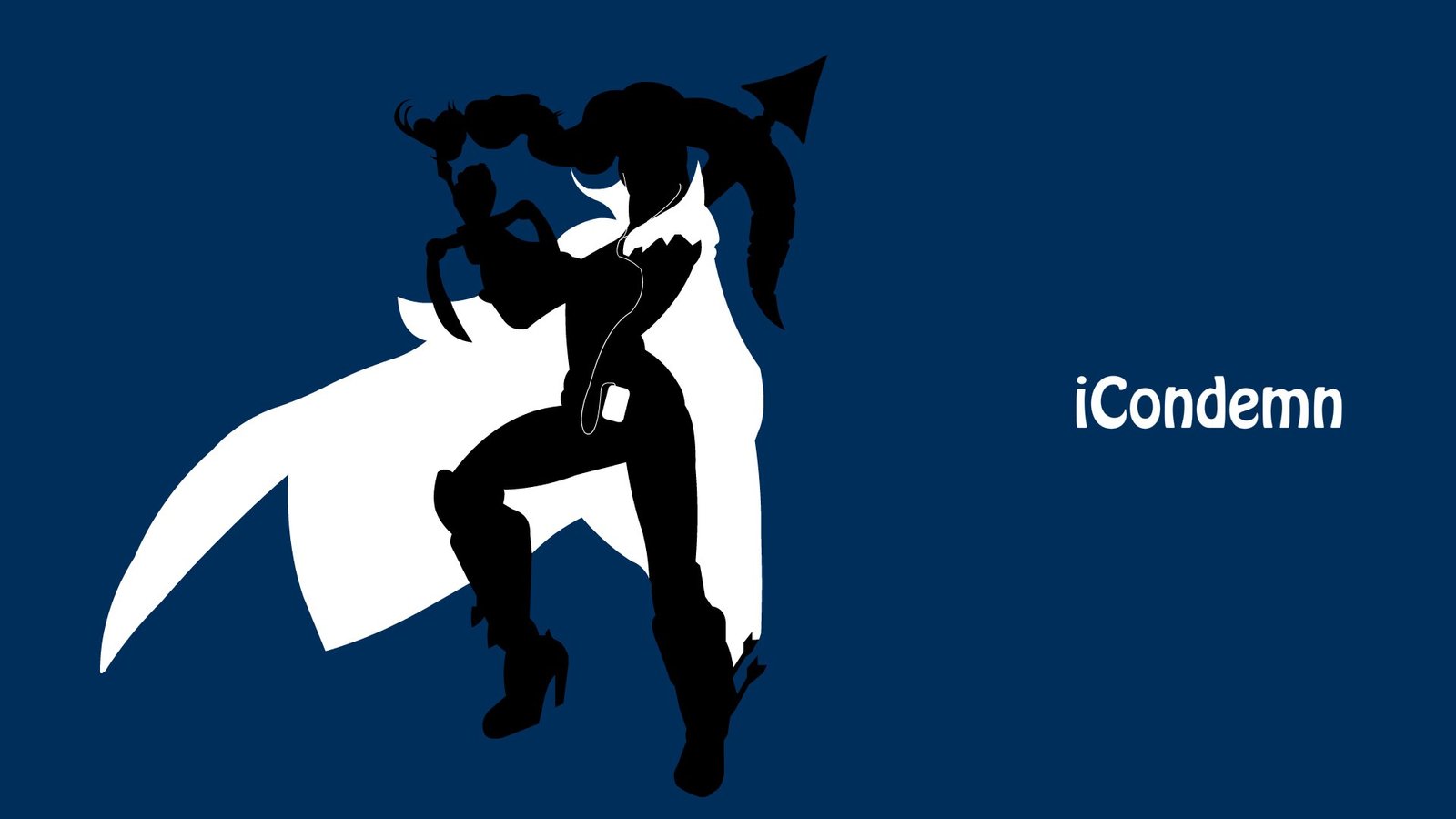 ipod Vayne Minimalistic by Quiet-Lamp HD Wallpaper Fan Art Artwork League of Legends lol