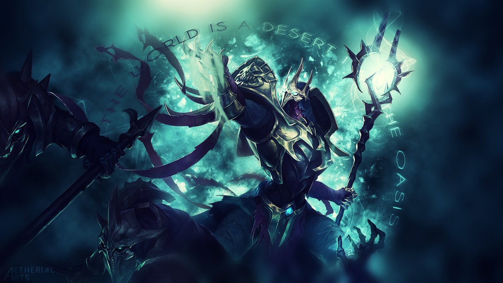 Gravelord Azir by UKISShadyVaati (3) HD Wallpaper Artwork Fan Art League of Legends lol