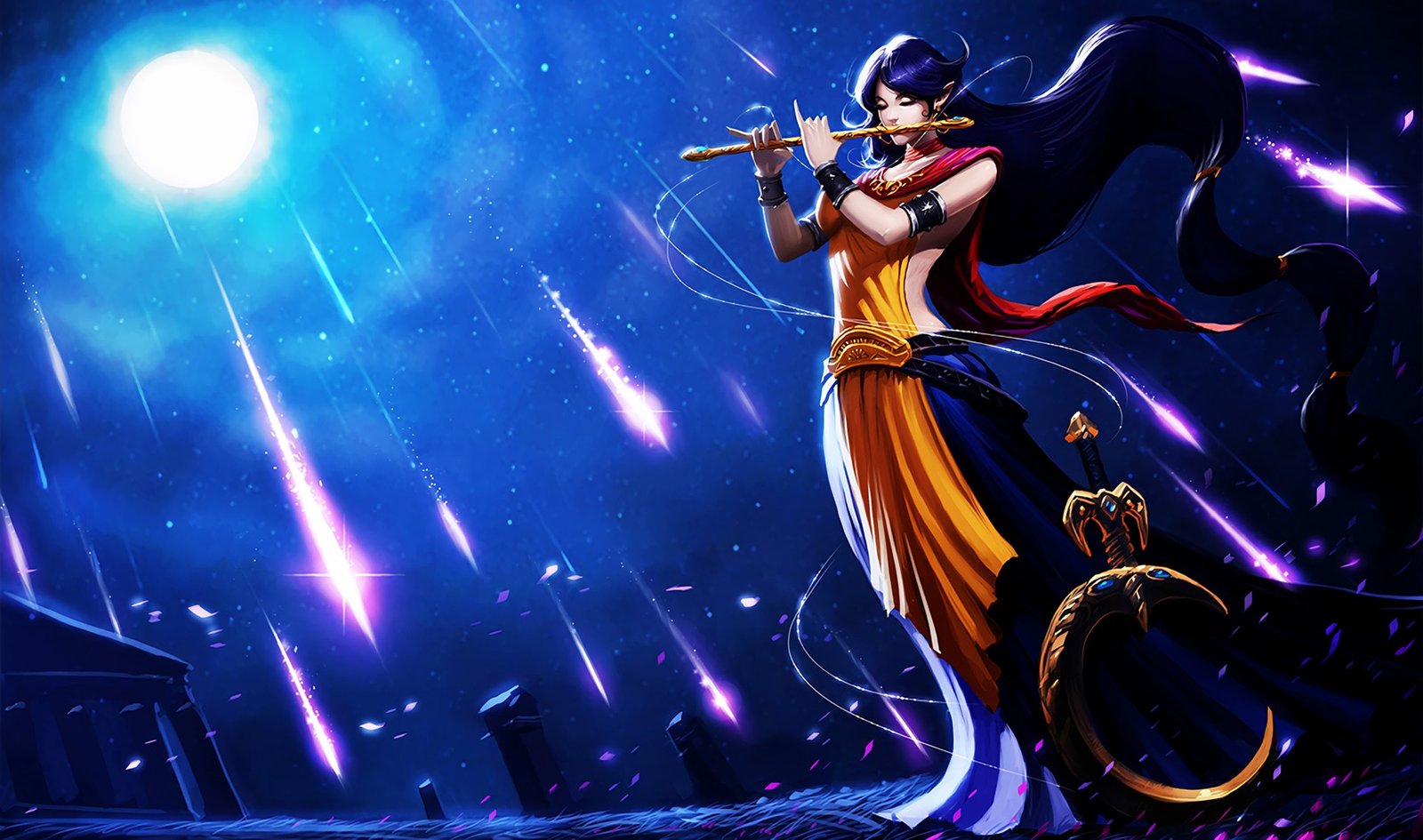 Divine Soraka Splash Art League of Legends Artwork Wallpaper lol