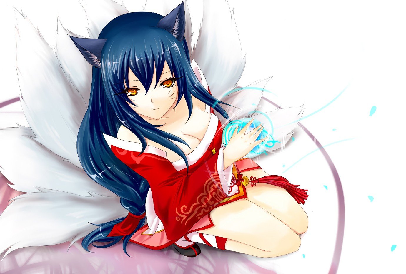 Ahri by 莓々 League of Legends Artwork Wallpaper lol Fan Art