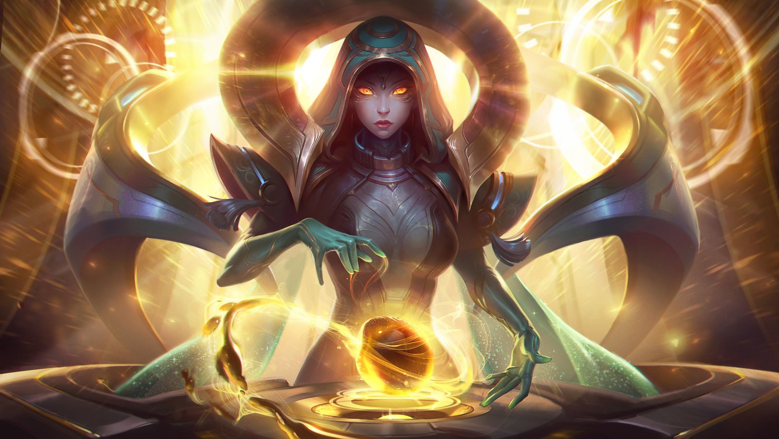 Odyssey Sona Splash Art HD 4k Wallpaper Background Official Art Artwork League of Legends lol (2)