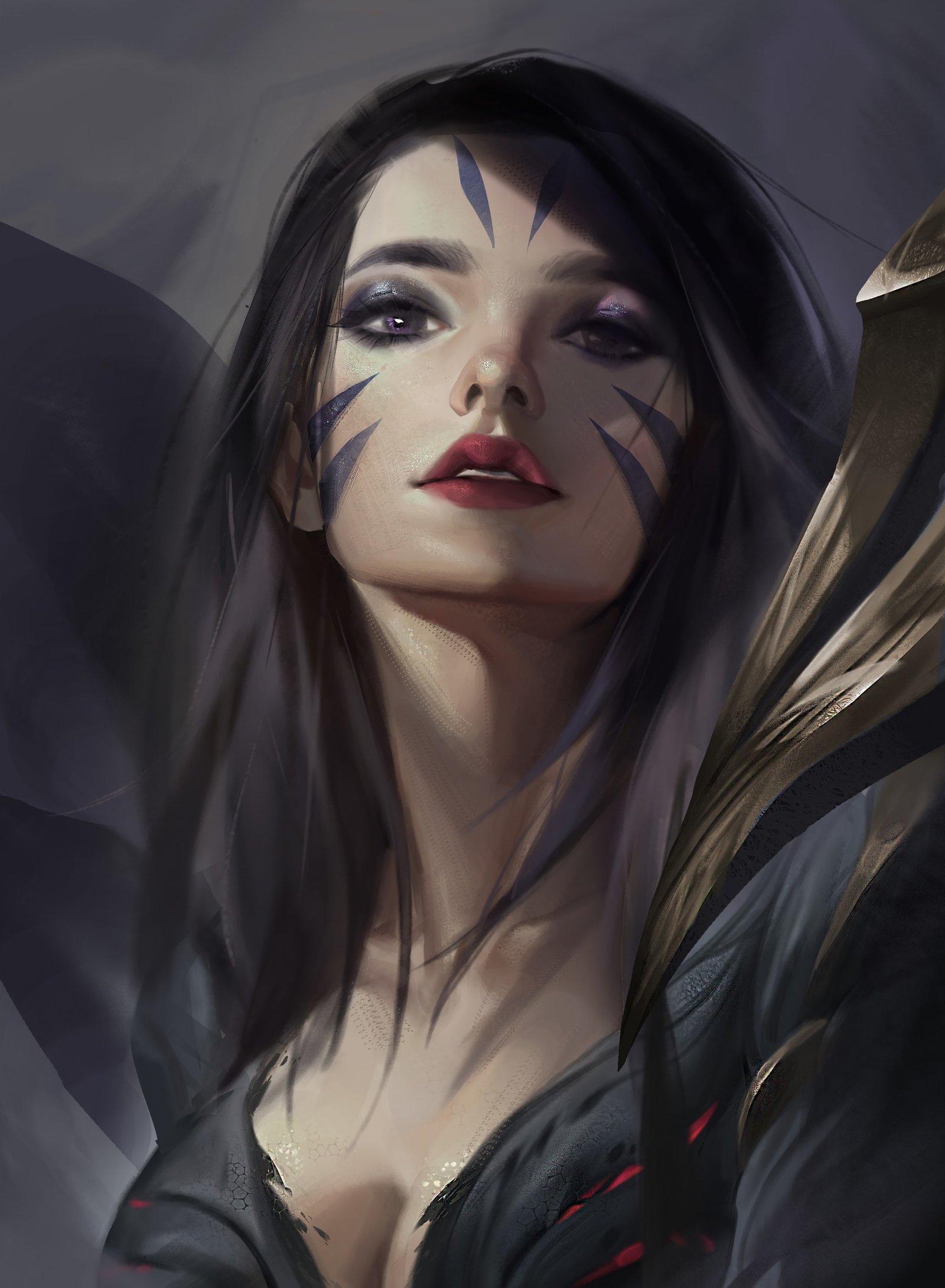 Kai’Sa by yuanbin hu HD Wallpaper Background Fan Art Artwork League of Legends lol