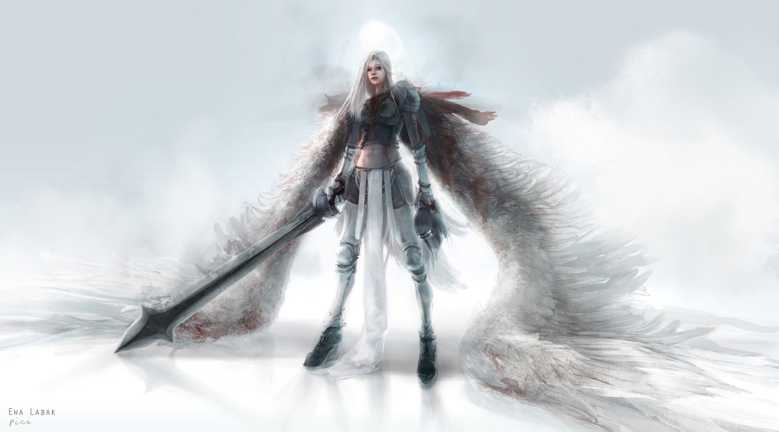 Kayle by EwaLabak HD Wallpaper Fan Art Artwork League of Legends lol