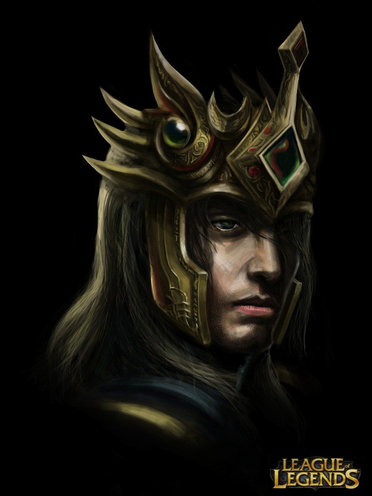 Jarvan IV Portrait by Penator HD Wallpaper Fan Art Artwork League of Legends lol