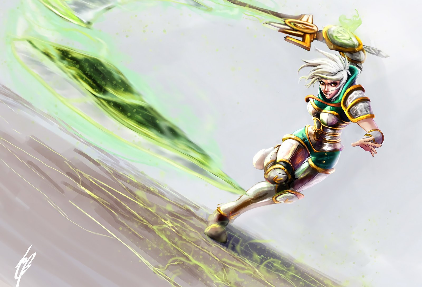 Riven by Raichiyo33 HD Wallpaper Fan Art Artwork League of Legends lol