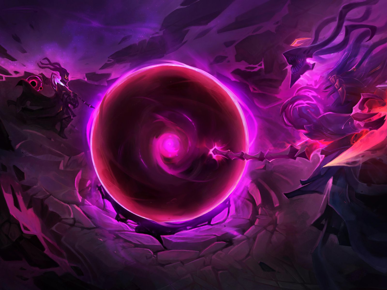 Dark Star Singularity Promo HD Wallpaper Official Artwork League of Legends lol