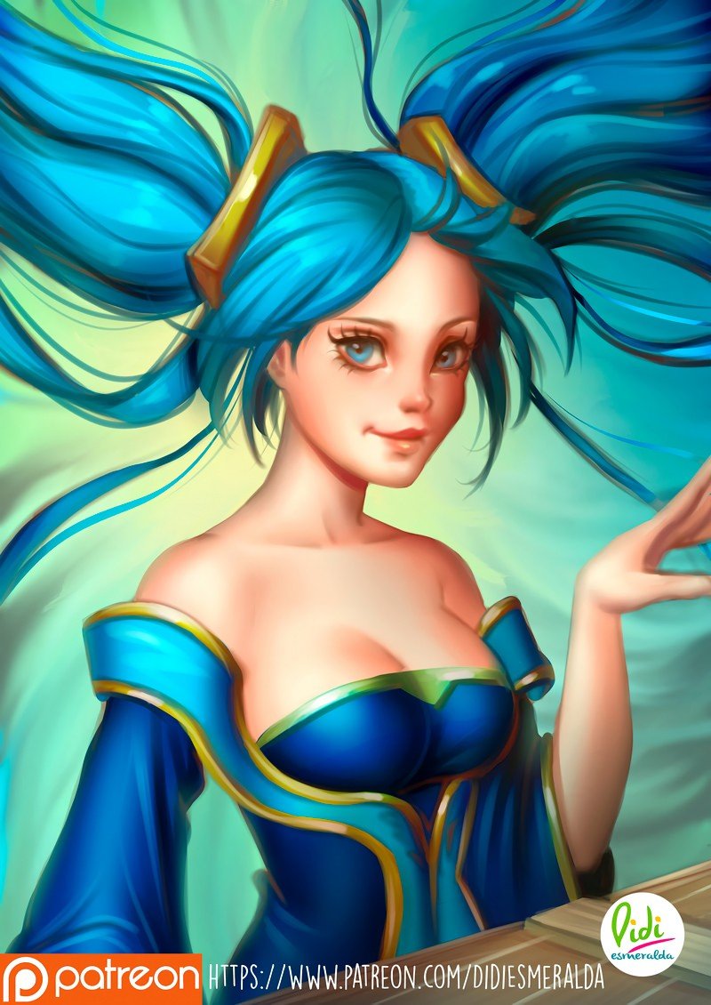 Sona by Didi-Esmeralda HD Wallpaper Fan Art Artwork League of Legends lol