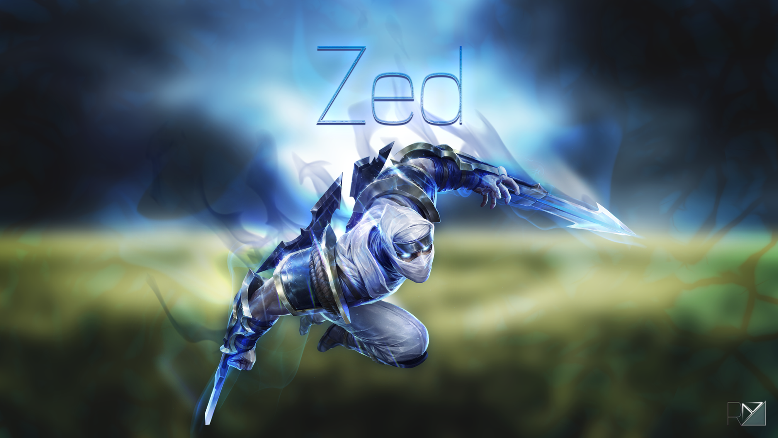 league of legends shockblade zed wallpaper