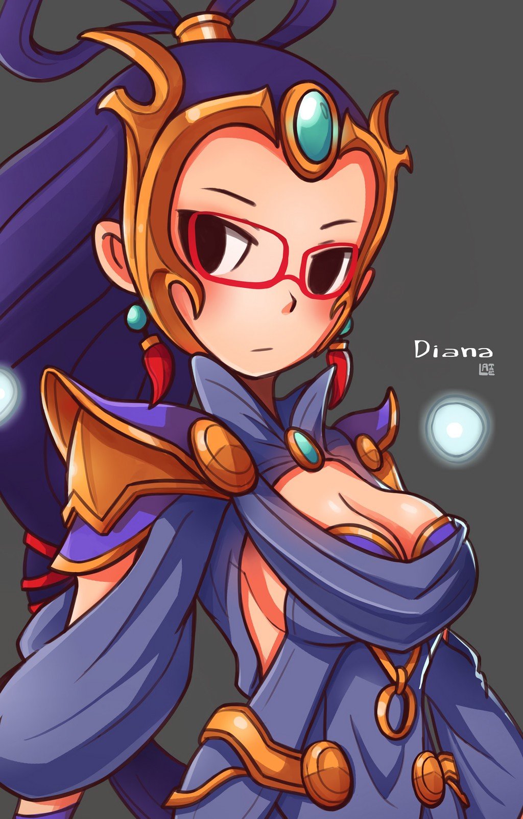 Lunar Goddess Diana by LataeDelan HD Wallpaper Fan Art Artwork League of Legends lol