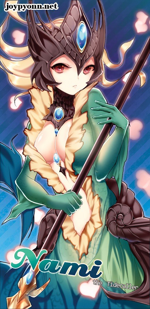 Nami by joypyonn HD Wallpaper Fan Artwork League of Legends lol