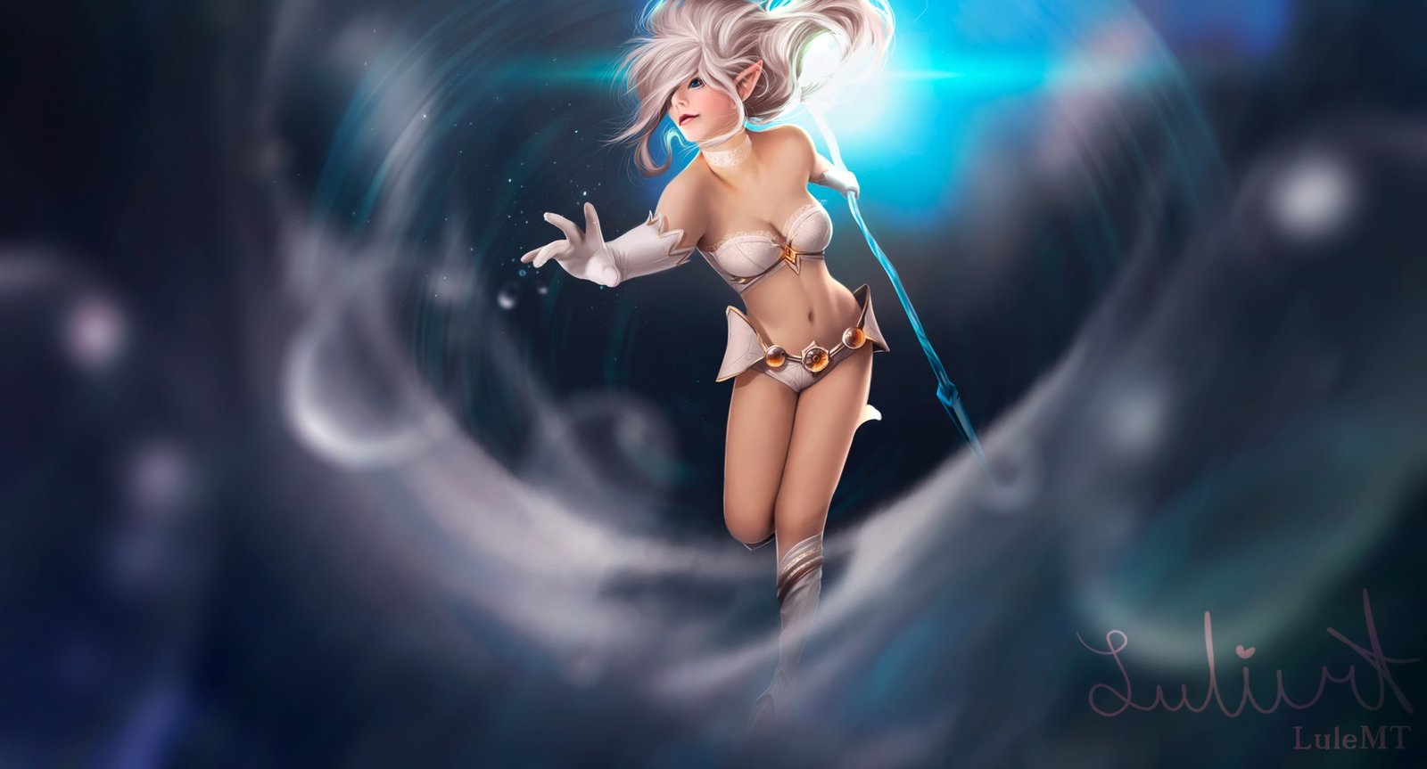 Janna by lule HD Wallpaper Background Fan Art Artwork League of Legends lol