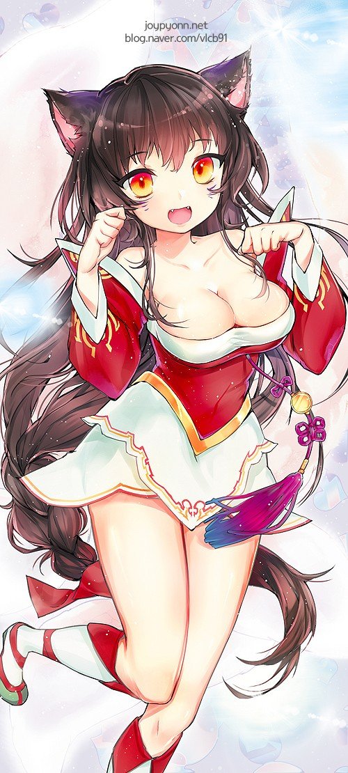 Ahri by joypyonn League of Legends Fan Art Artwork Wallpaper lol