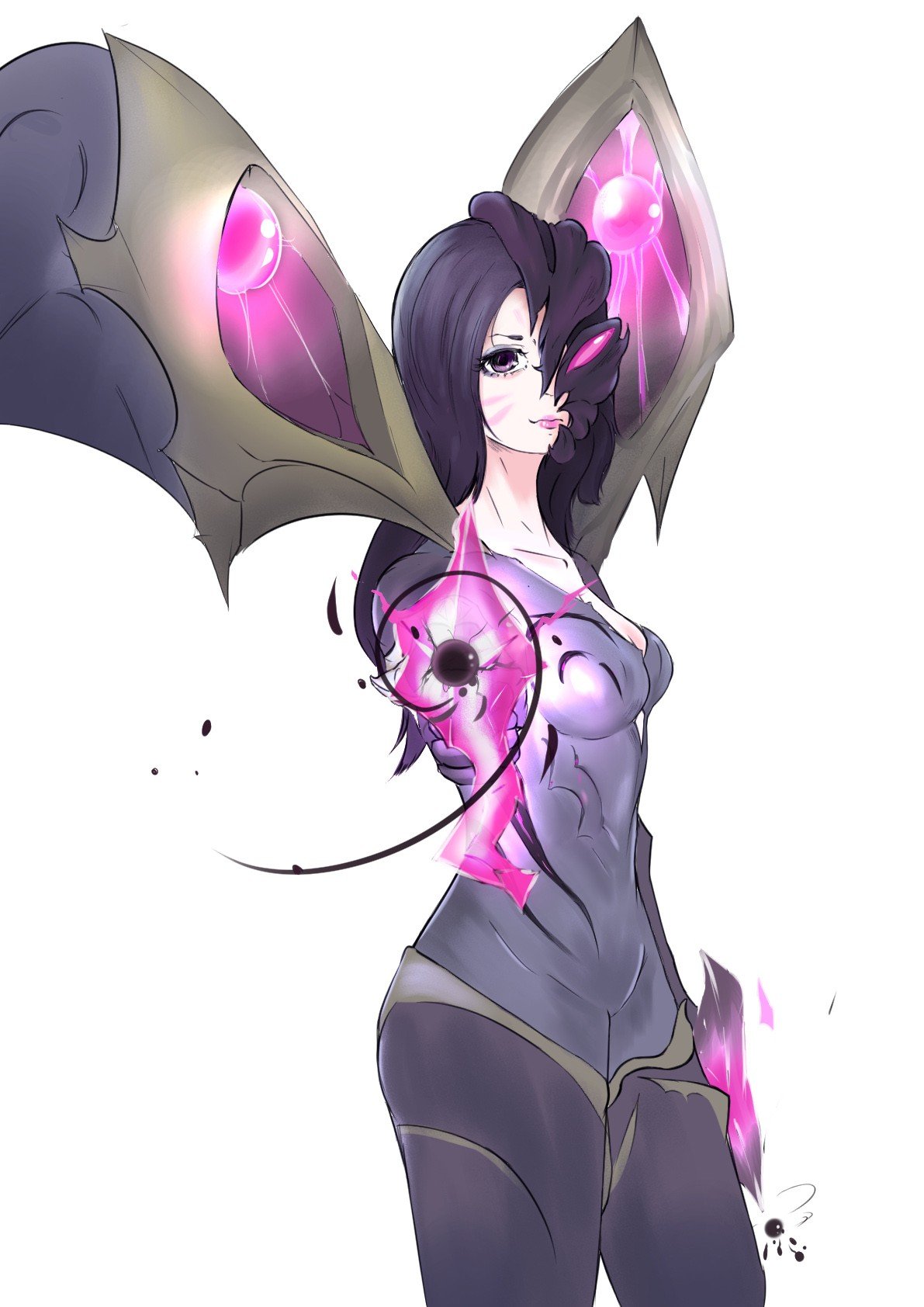 Kai'Sa by だがしや HD Wallpaper Background Fan Art Artwork League of Legends lol