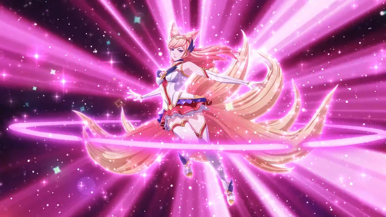 A New Horizon - Star Guardian Ahri Cinematic (15) HD Wallpaper Background Official Artwork League of Legends lol