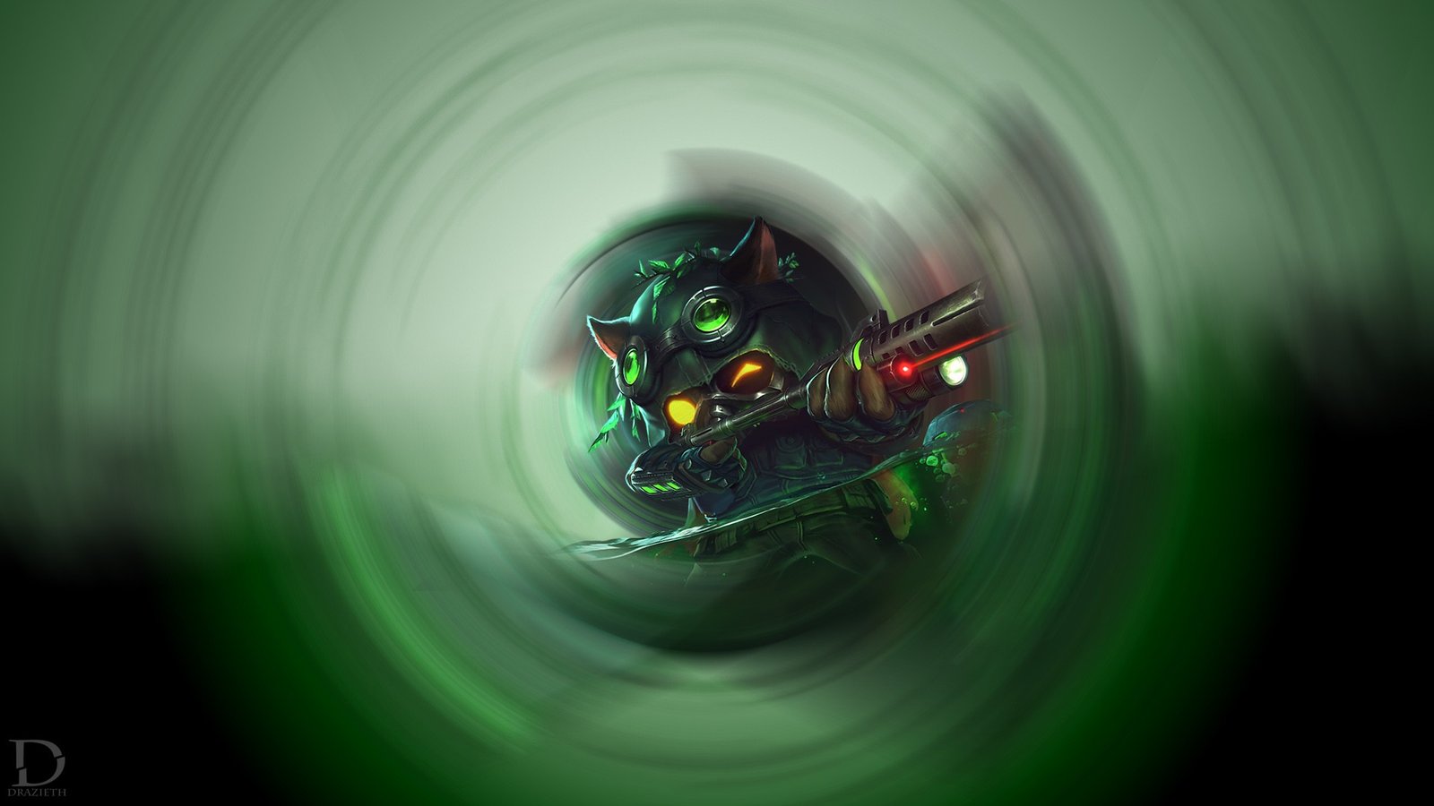 Omega Squad Teemo by Drazieth HD Wallpaper Fan Art Artwork League of Legends lol