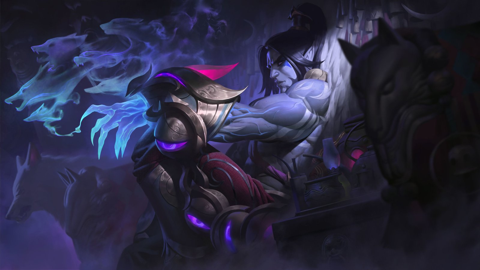 Lunar Wraith Sylas Splash HD 4k Wallpaper Background Official Art Artwork League of Legends lol