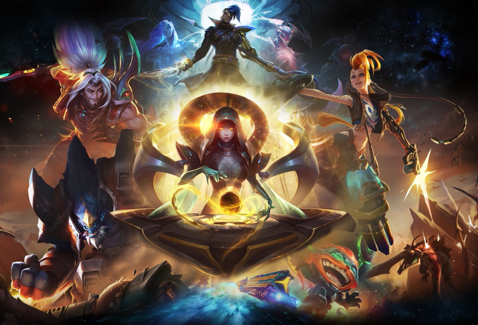 Odyssey 2018 Login Theme HD Wallpaper Background Official Art Artwork League of Legends lol
