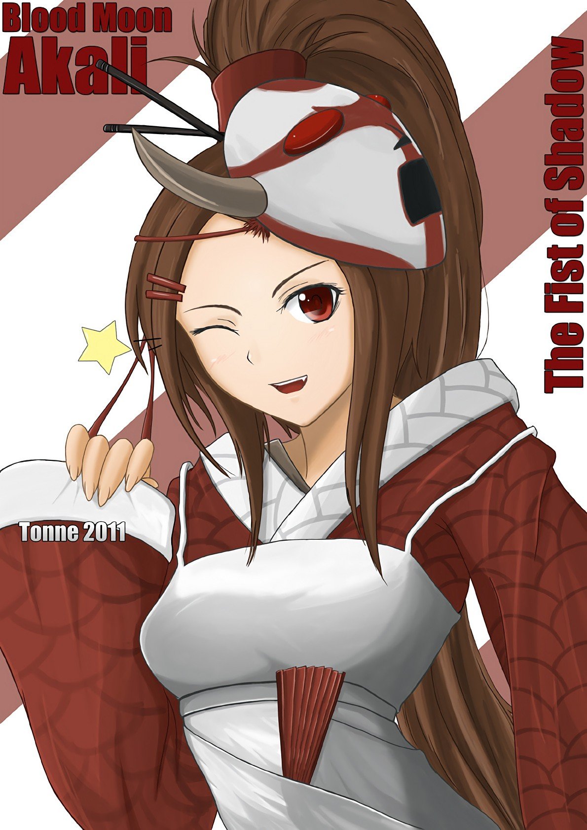 Blood Moon Akali by Tonne (2) League of Legends Artwork Wallpaper lol