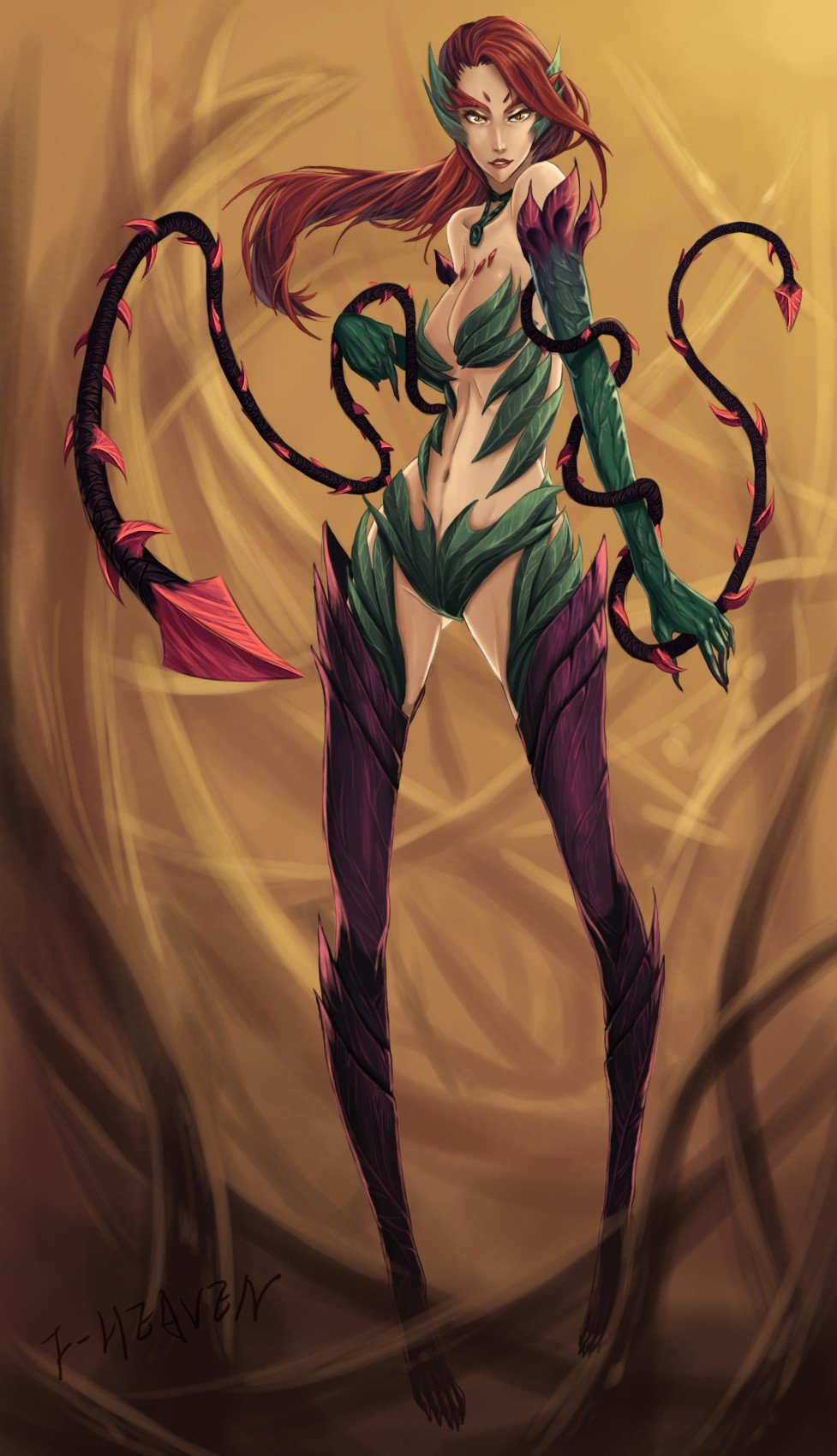 Zyra by FHeaven(求职中) HD Wallpaper Fan Art Artwork League of Legends lol