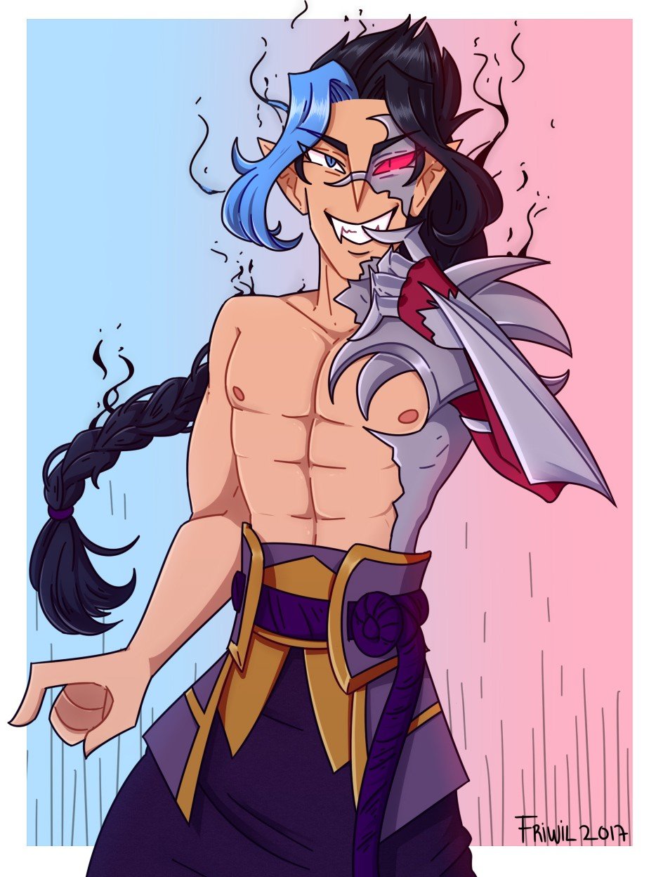 Kayn by Friwil HD Wallpaper Background Fan Art Artwork League of Legends lol