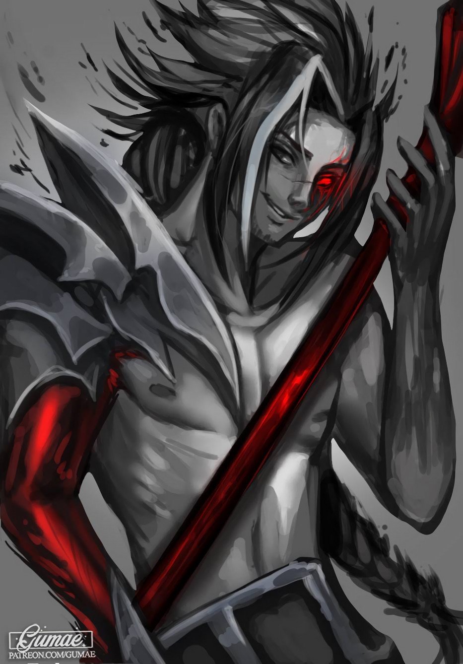 Kayn by Gumae HD Wallpaper Background Fan Art Artwork League of Legends lol