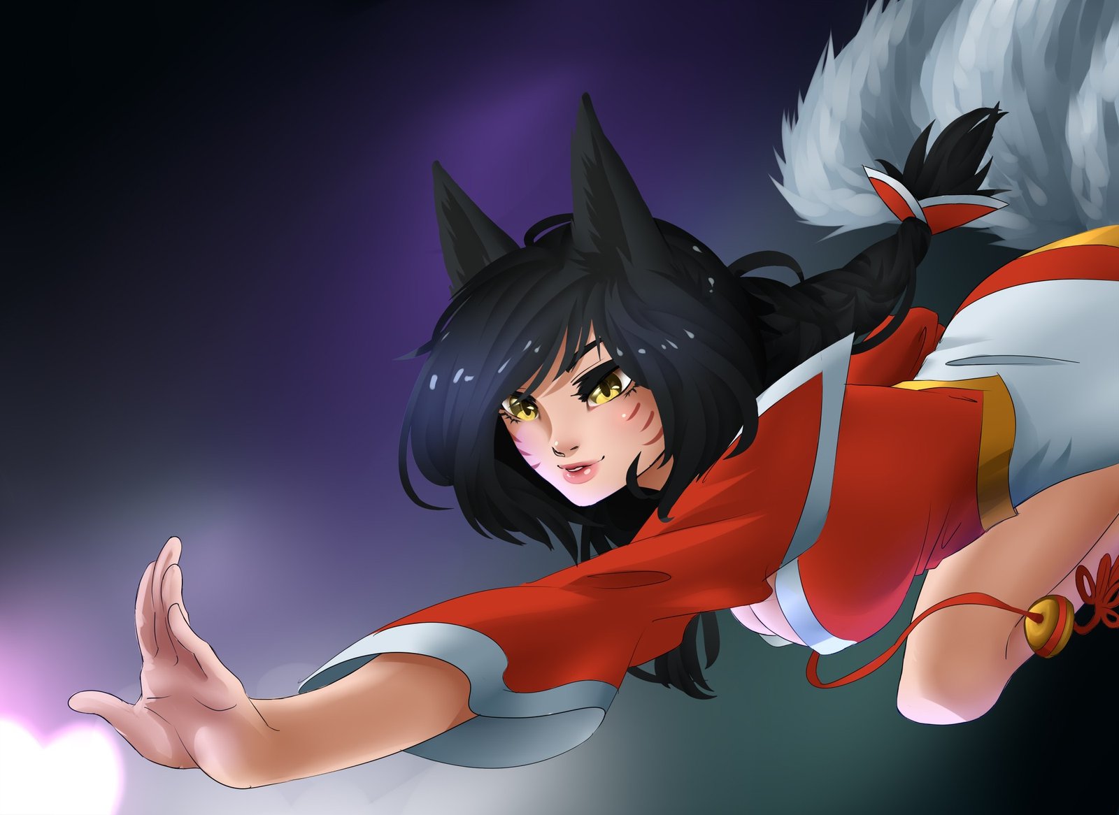 Ahri by Sheepun HD Wallpaper Background Fan Art Artwork League of Legends lol