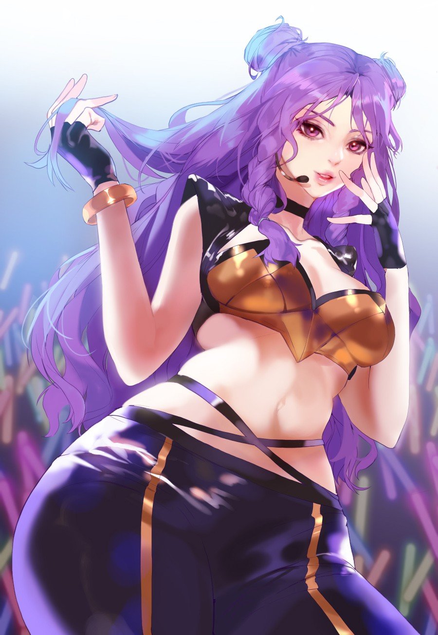 K/DA Kai'Sa by Ma_g_giee HD Wallpaper Background Fan Art Artwork League of Legends lol