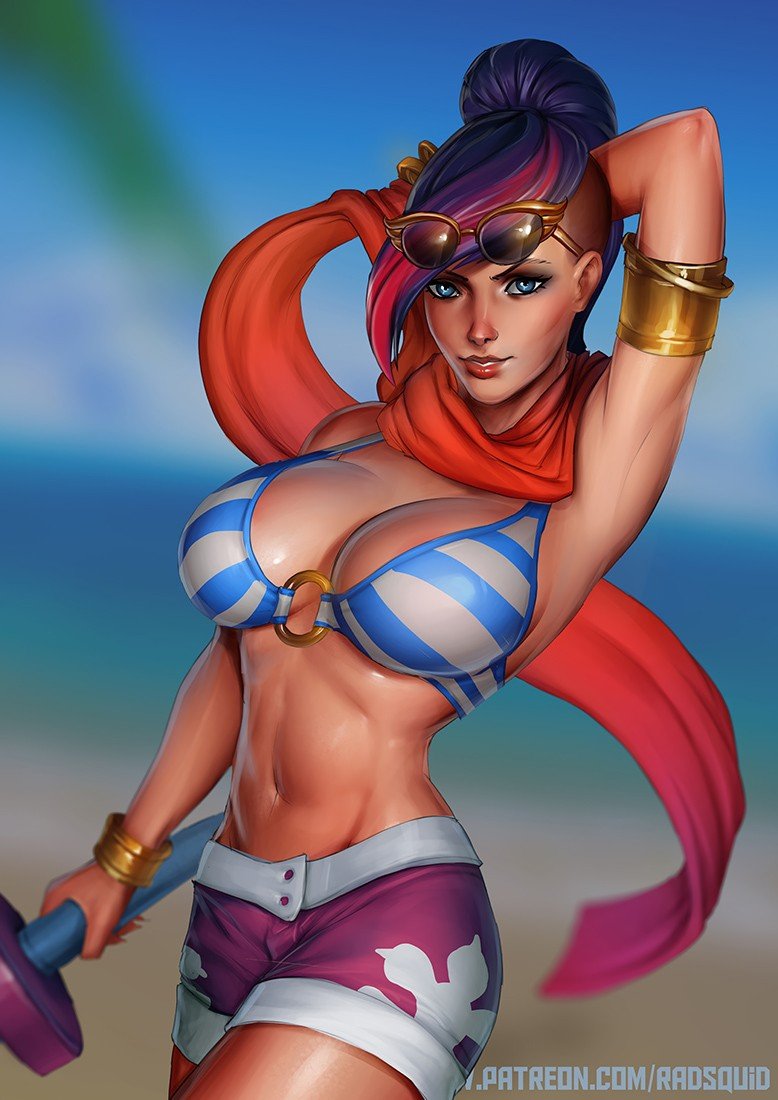 Pool Party Fiora Wallpapers And Fan Arts League Of Legends Lol Stats 