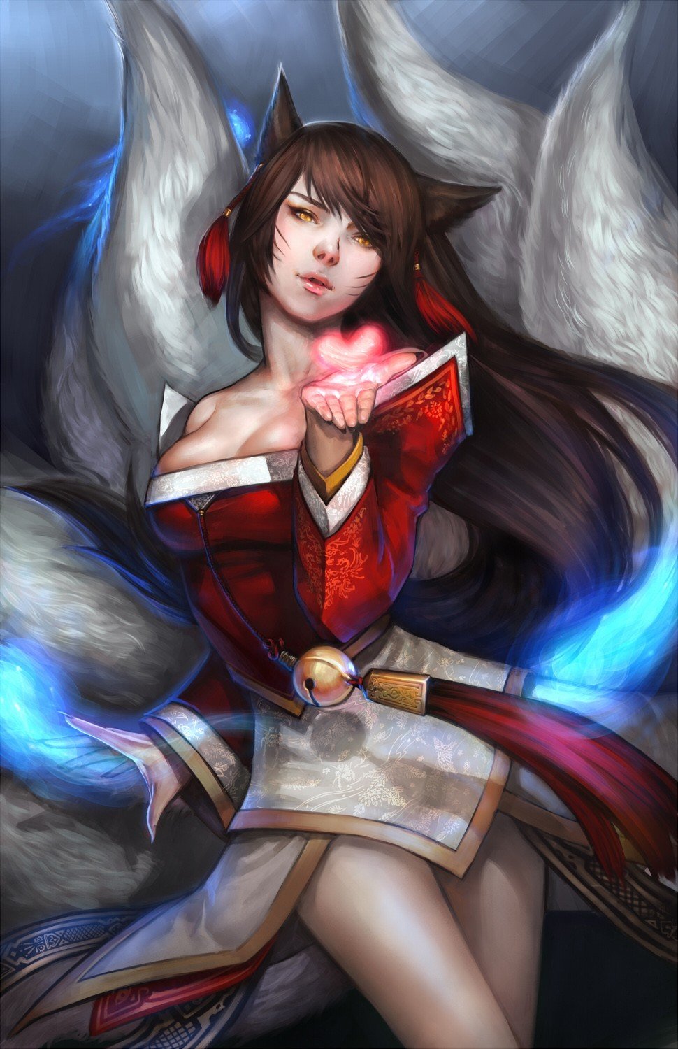 Ahri by noa League of Legends Artwork Wallpaper lol Fan Art