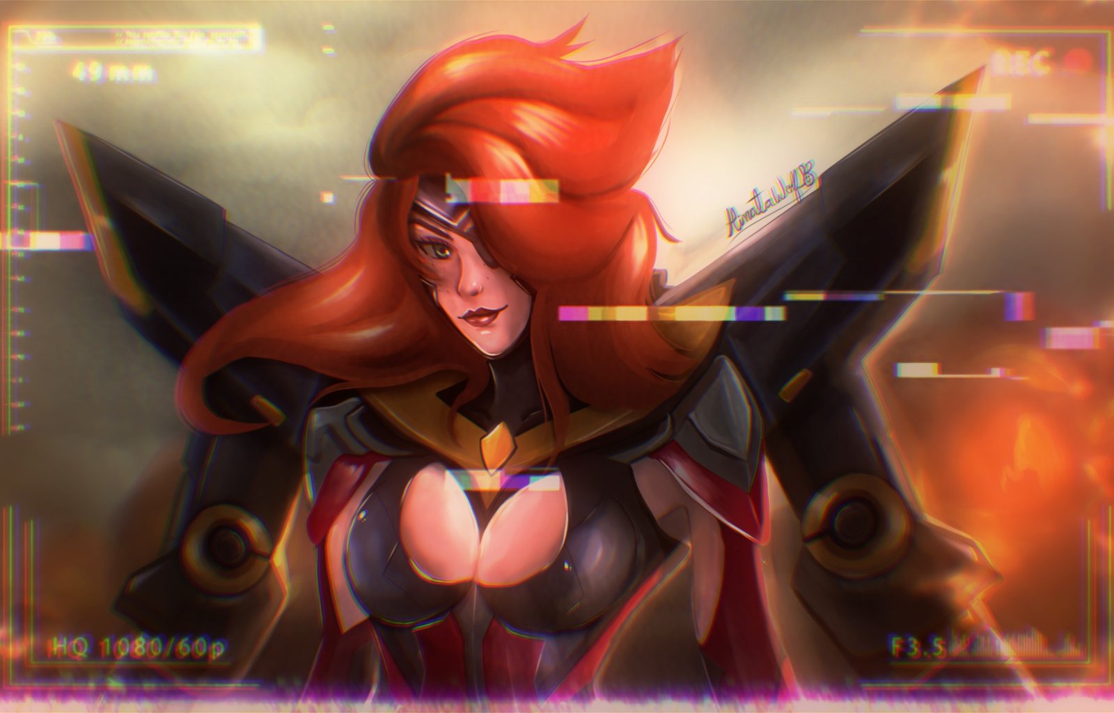 Gun Goddess Miss Fortune by Hinata1495 HD Wallpaper Background Fan Art Artwork League of Legends lol