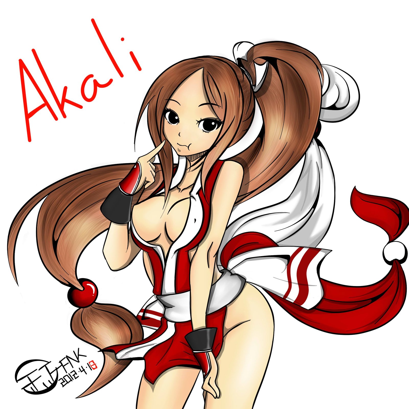Akali by AIRENA League of Legends Artwork Wallpaper lol