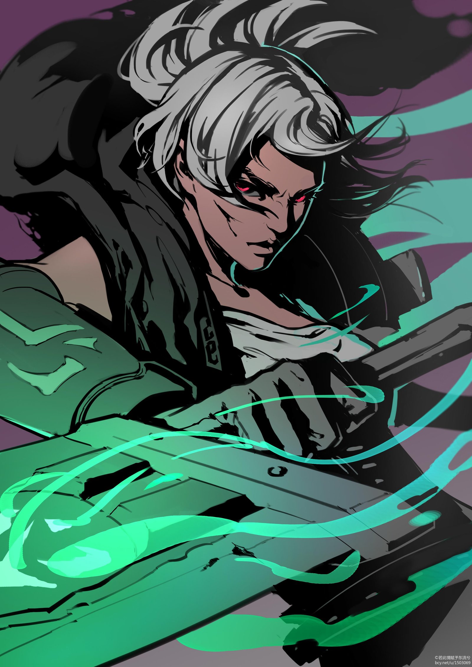 Riven by 若此情赋予东流兮 HD Wallpaper Background Fan Art Artwork League of Legends lol