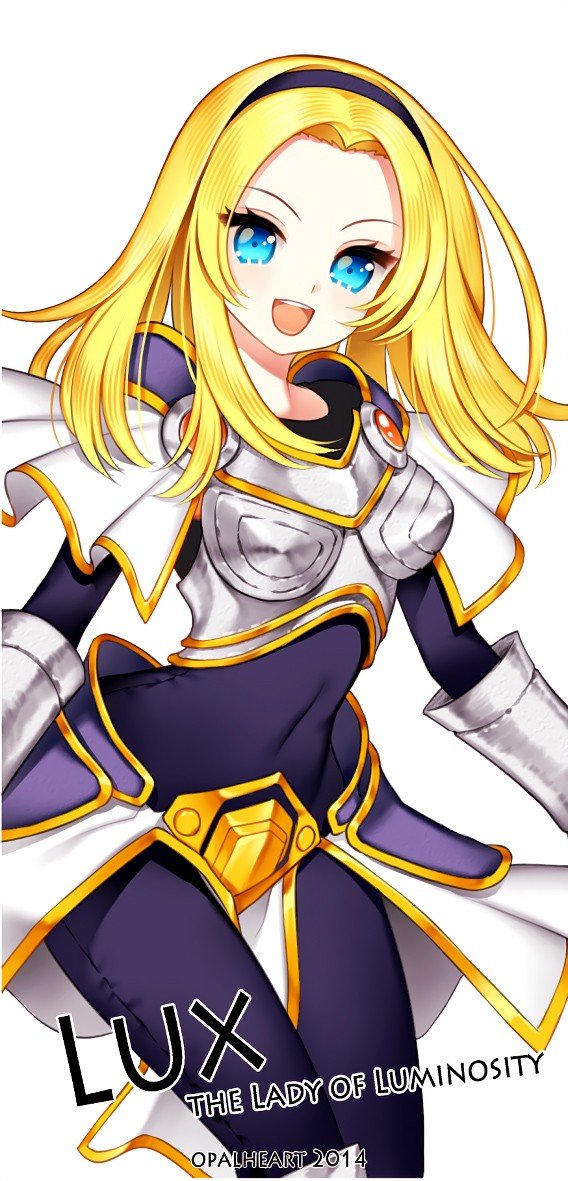 Lux by Opalheart HD Wallpaper Fan Art Artwork League of Legends lol