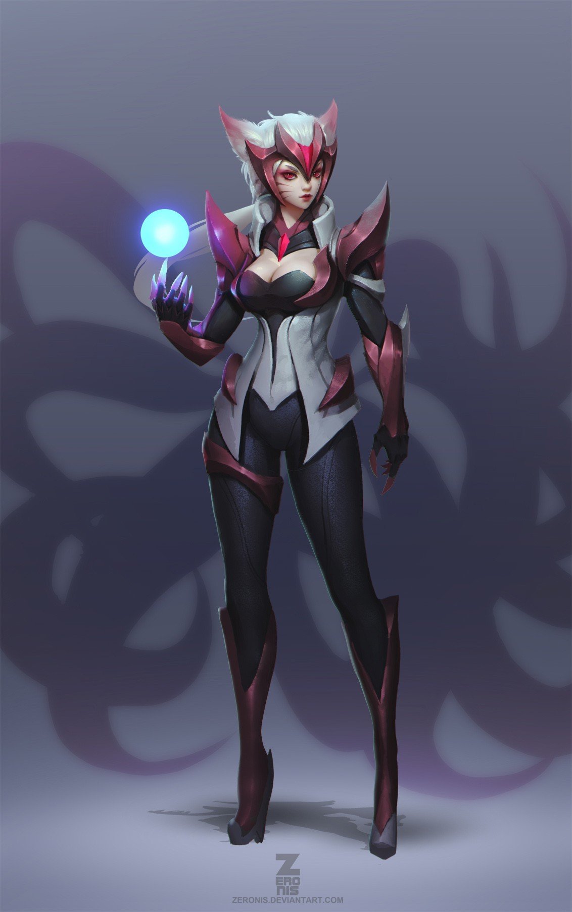 Challenger Ahri Concept by Zeronis League of Legends Artwork Wallpaper lol