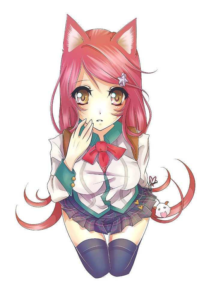 Academy Ahri by Kriselle League of Legends Artwork Wallpaper lol (2)