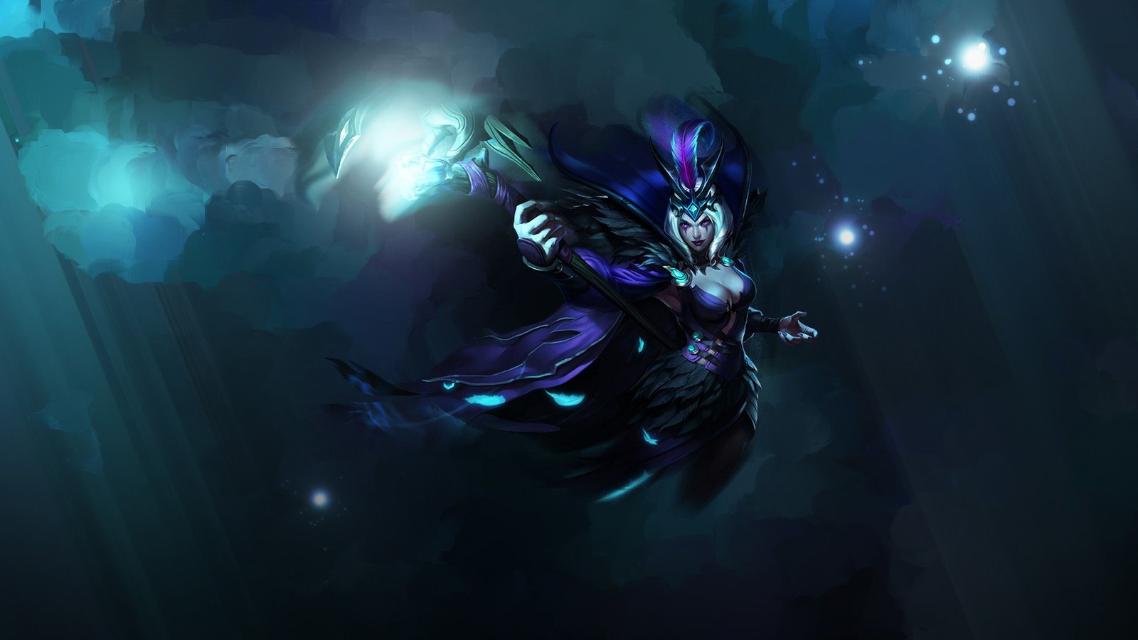 Ravenborn LeBlanc by Platna HD Wallpaper Fan Art Artwork League of Legends lol