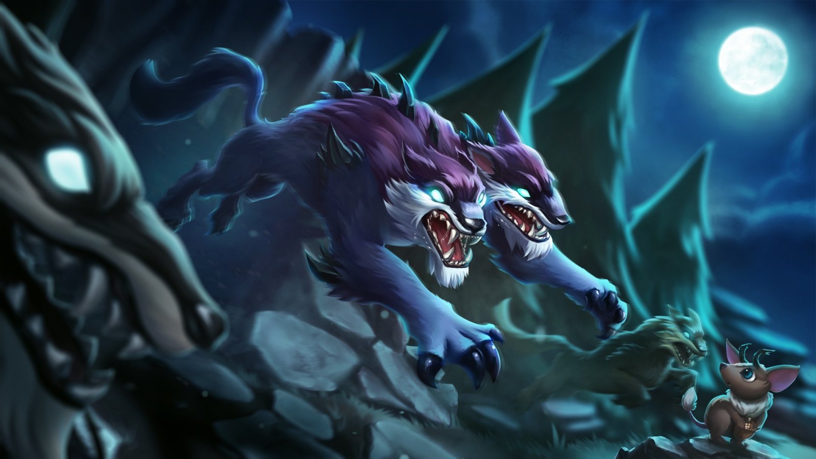 Greater Murk Wolf League of Legends Artwork Wallpaper lol