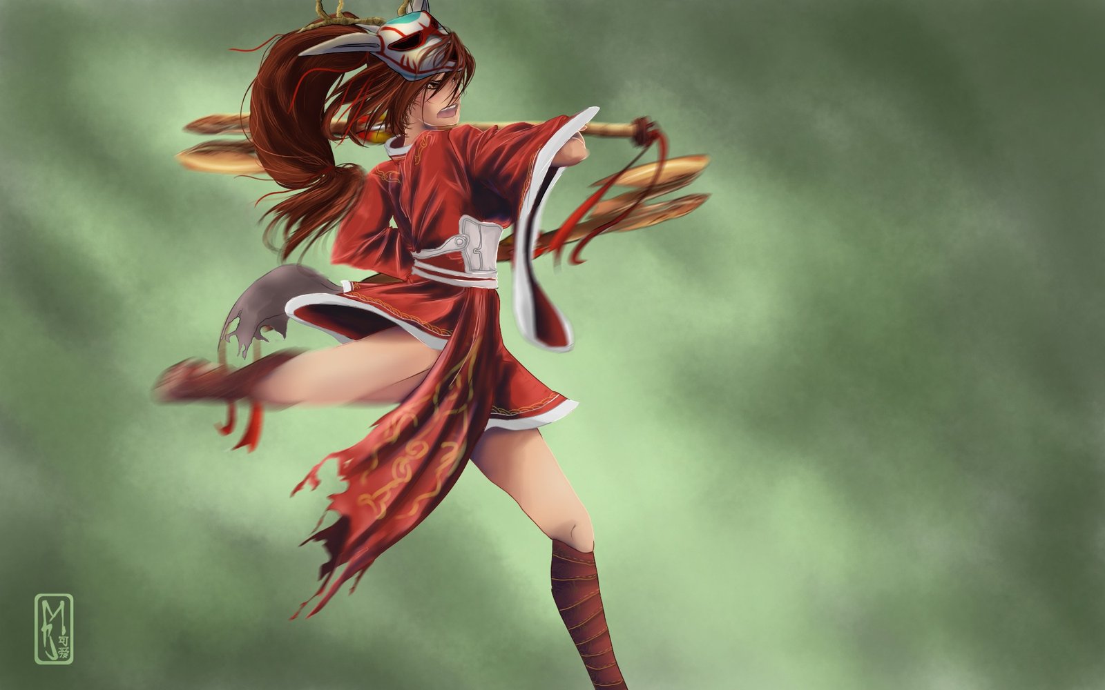 Blood Moon Akali by Mara-Elle HD Wallpaper Fan Art Artwork League of Legends lol