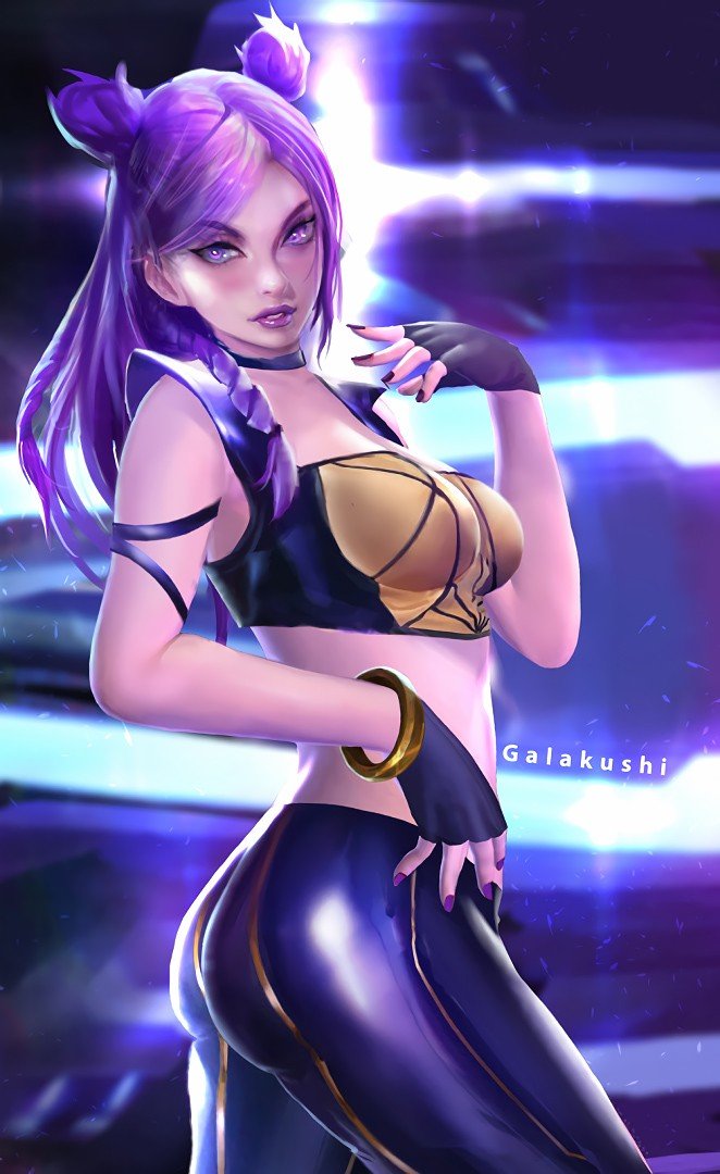 K/DA Kai'Sa by Galakushi HD Wallpaper Background Fan Art Artwork League of Legends lol