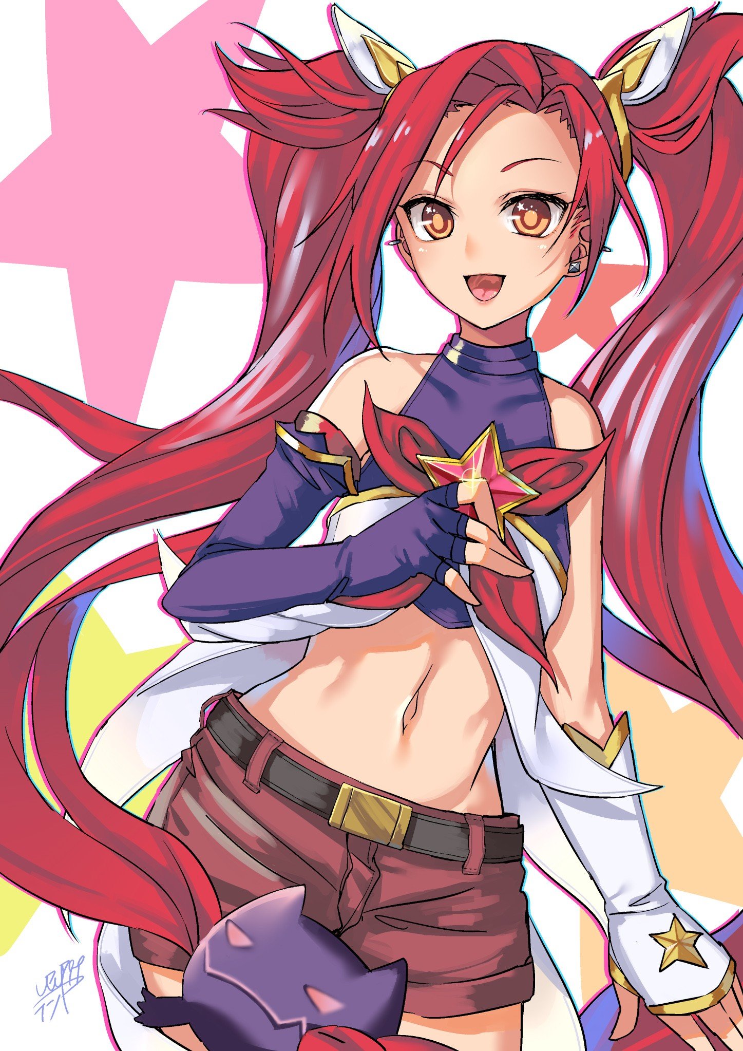 Star Guardian Jinx by sosorand HD Wallpaper Background Fan Art Artwork League of Legends lol