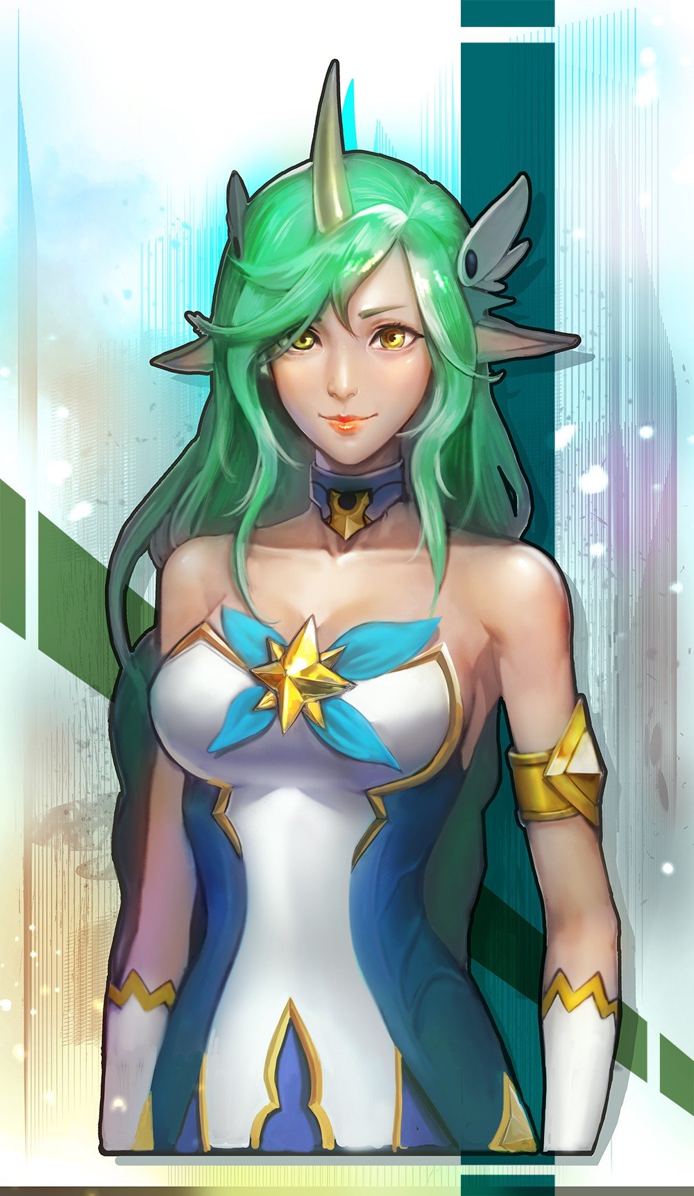 Star Guardian Soraka by 잉여 HD Wallpaper Background Fan Art Artwork League of Legends lol