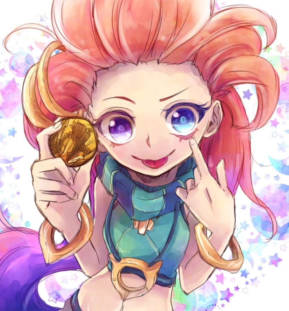 Zoe by しまった HD Wallpaper Background Fan Art Artwork League of Legends lol