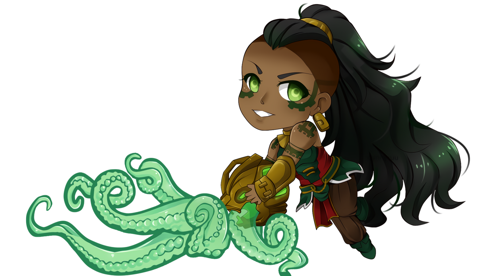 Chibi Illaoi Wallpapers And Fan Arts League Of Legends Lol Stats