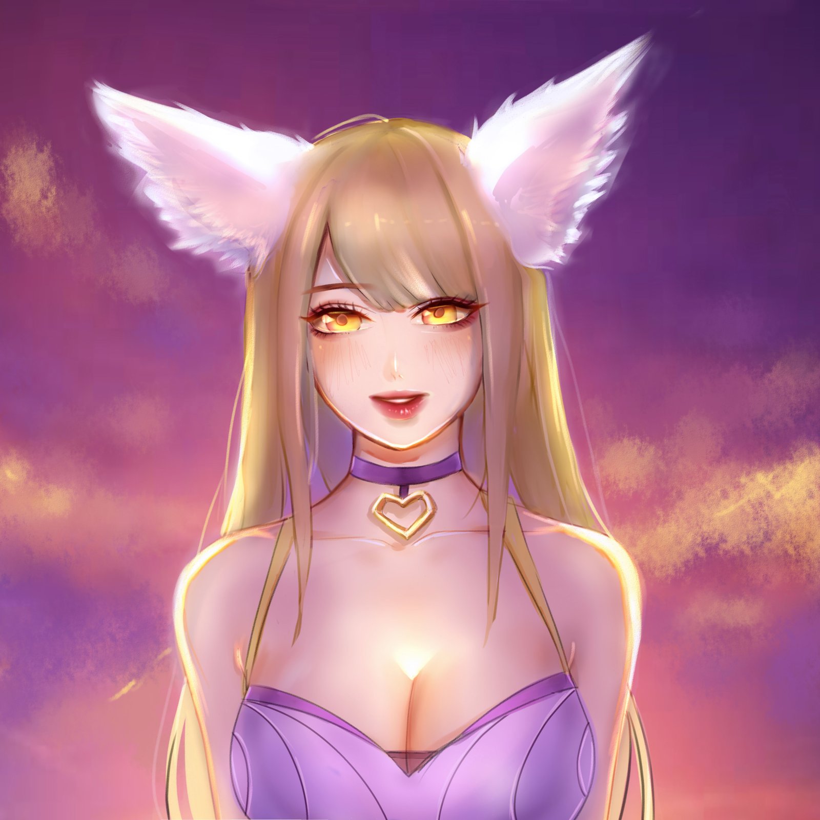 K/DA Ahri by nehcikkin HD 4k Wallpaper Background Fan Art Artwork League of Legends lol