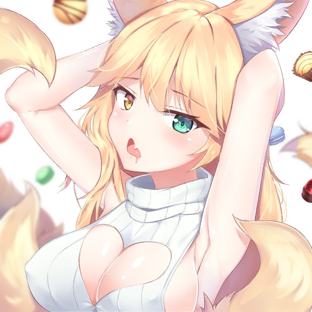 Sexy Ahri by ルルリ HD Wallpaper Background Fan Art Artwork League of Legends lol